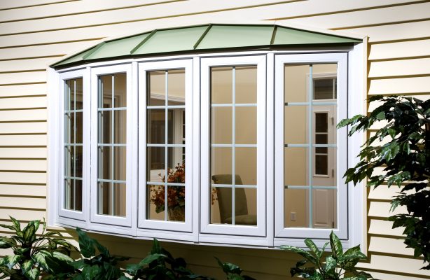 bow window installation in home