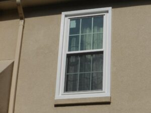 single new window on the side of a Potomac house